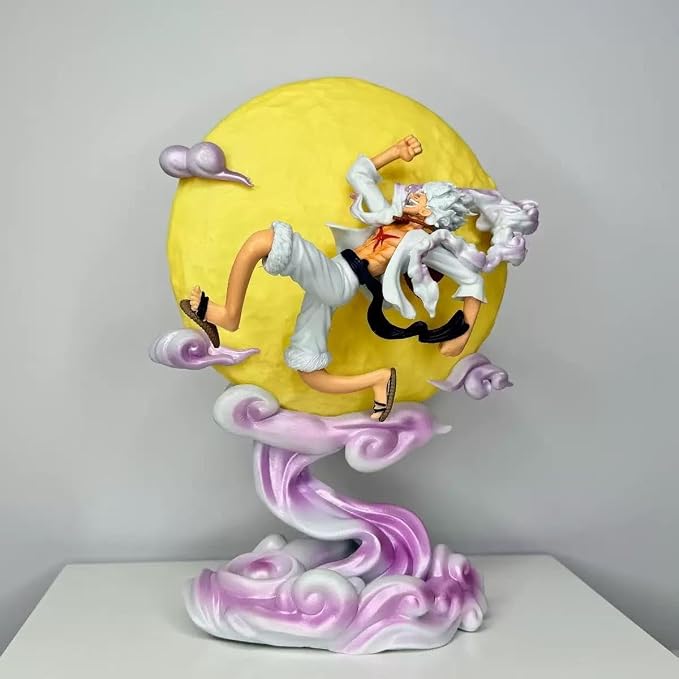 Anime One Piece Figure, Luffy Nika Form, Light-Up Version