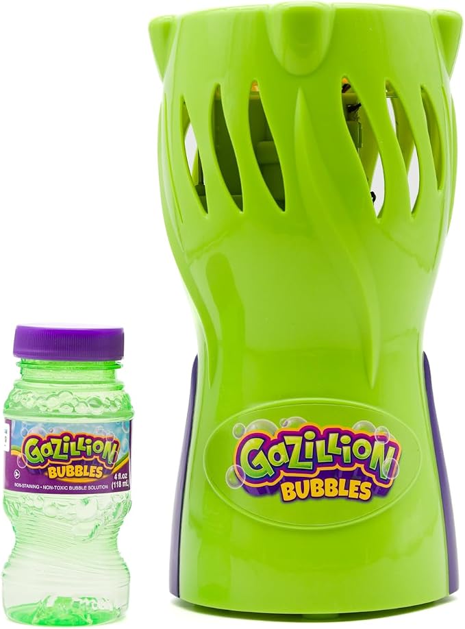 Gazillion Bubbles, Bubble Flare Bubble Making Machine - Realistic Fireworks Lights and Sounds - Instant Bubble Creation - Outdoor Toy for Kids - 4 oz. Bubble Solution Included - Ages 3+