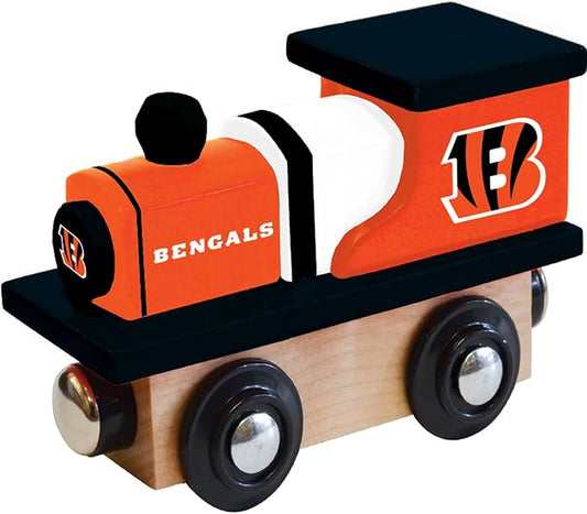 Masterpieces Kids Train Engine - Cincinnati Bengals Wooden Toy, Sports Fan Collectible