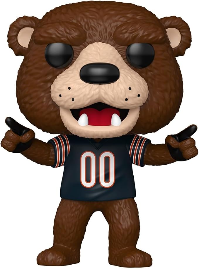 Funko Pop! NFL Mascots: Bears - Staley Da Bear - NFL Mascots and Marks - Collectable Vinyl Figure - Gift Idea - Official Merchandise - Toys for Kids & Adults - Sports Fans - Figure for Collectors
