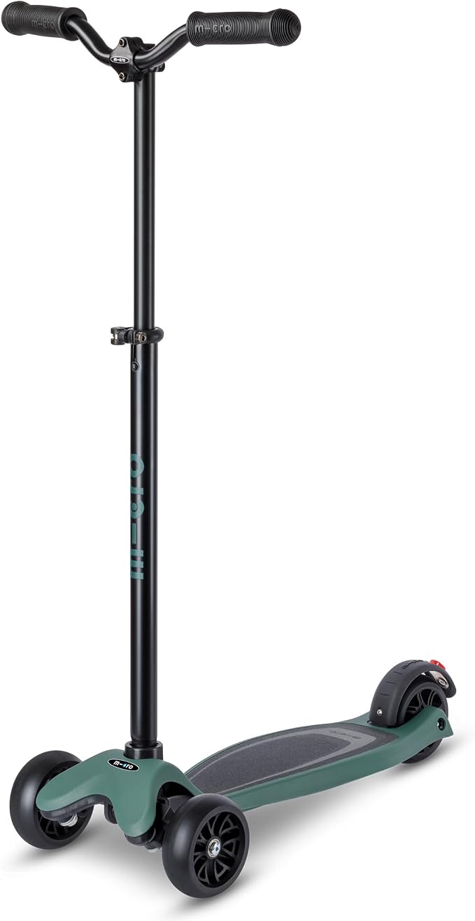 Micro Kickboard Reloaded Three-Wheel Scooter for Big Kids, Teens, & Adults – Lean-to-Steer Carving Ride, Adjustable T-Bar, Wide Wheels, Up to 220 lb, Ages 13+