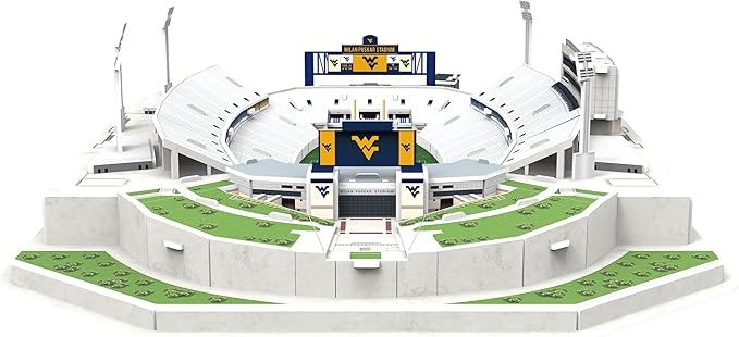 Pro Lion 3D Jigsaw Puzzle Milan Pushkar Stadium Construction Building Kits - 120 Pieces | West Virginia Football League Gifts for Boys, Adults, Men & Kids Aged 7+ | Puzzles Games Kit for Creative Fans