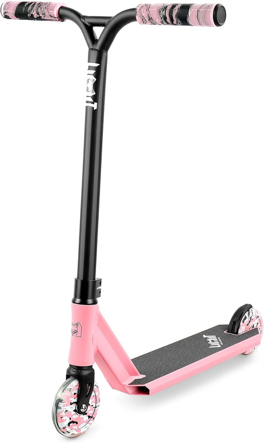 Limit LMT68 Mini Pro Stunt Kick Scooter – Short and Small Freestyle Trick Scooters for Kids Ages 5 Years and Up-Professional Complete BMX Scooter Perfect for Beginners Children Boys and Girls Gifts