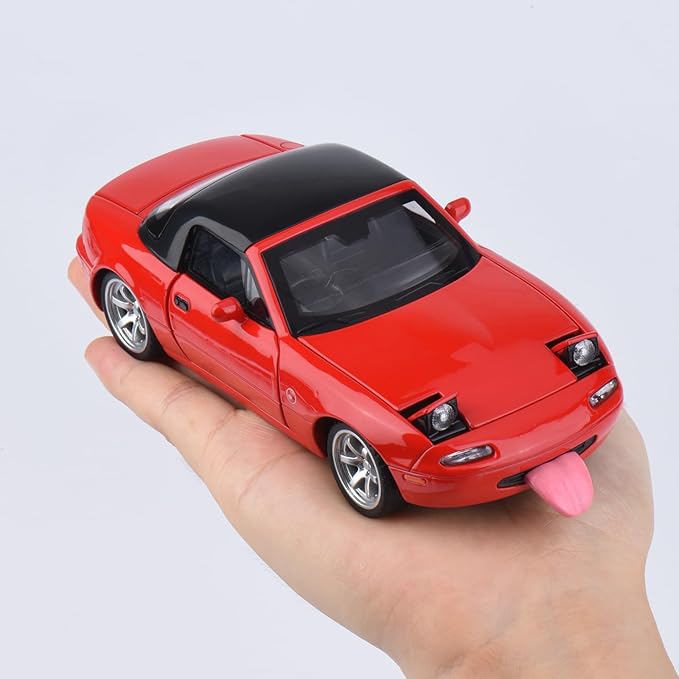 Car Toys for Boys 1 32 Diecast Cars Metal Toy Car,Collectibles Model Car Kits for Adults and Kids,Pull Back Cars with Lights and Sounds,Toy Cars for Boys Age 4-7（Red）