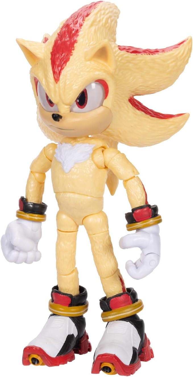 Sonic The Hedgehog Sonic 3 Movie 5" Super Sonic Action Figure: New Character from Jakks Wave #3