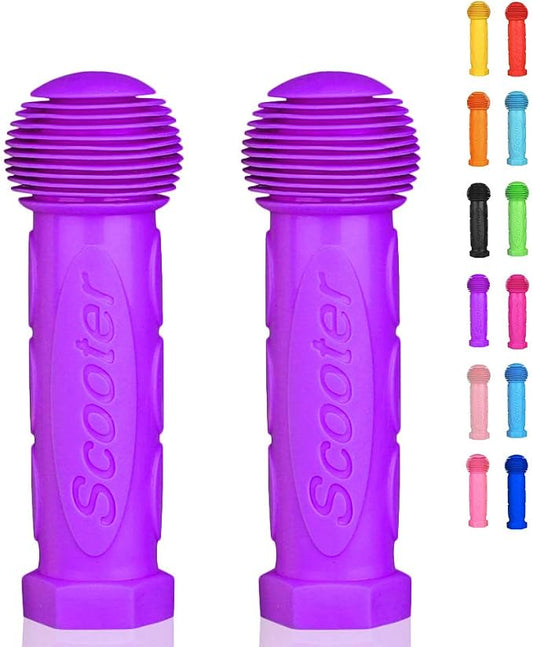 Scooter Grip Handlebar 1 Pair Bicycle Grip Fit for 2-3-4 Wheels Kid Kick Scooters,Children Bike,Rocking car,Drifting Scooter,Swing Scooter,Push Cart