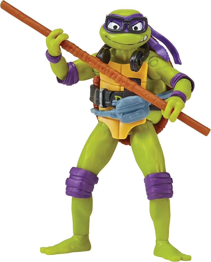 Teenage Mutant Ninja Turtles: Mutant Mayhem Basic Figure Turtle 4-Pack Bundle by Playmates Toys