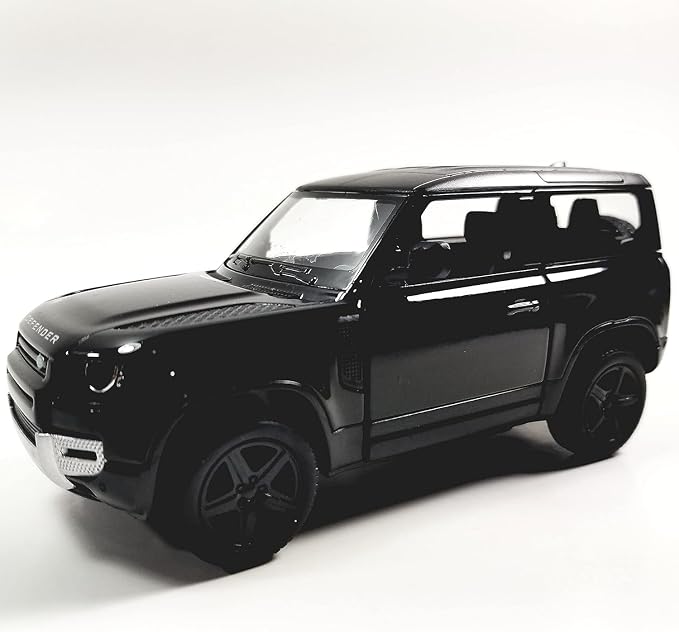 KiNSMART - Land Rover Defender 90 1:36 Scale 5" Die Cast Metal Model Toy SUV (-SetOf4)