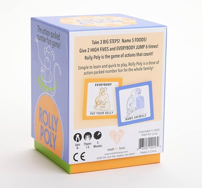 Math for Love Rolly Poly - Action-Packed Number Learning Family Game!