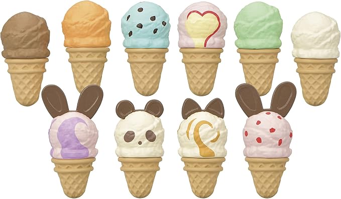 Calico Critters - Ice Cream Van - Calico Land Amusement Series – Kids Pretend Play Toy, Miniature Vehicle & Accessories Set, Ages 3+