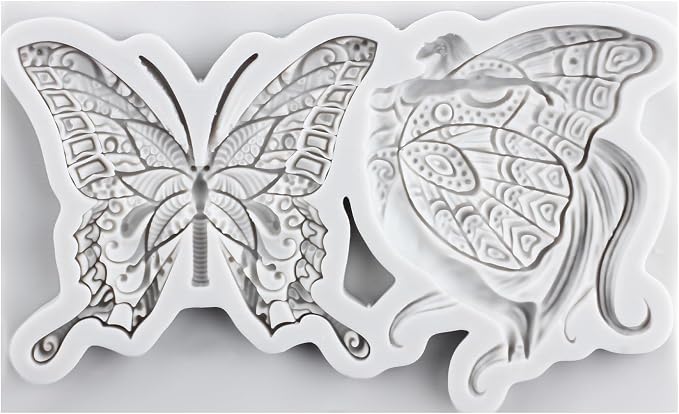 Butterfly Polymer Clay Molds Butterfly Fairy Silicone Mold for DIY Crafts Epoxy Resin Casting Polymer Clay Tools Craft Air Dry Jewelry Making