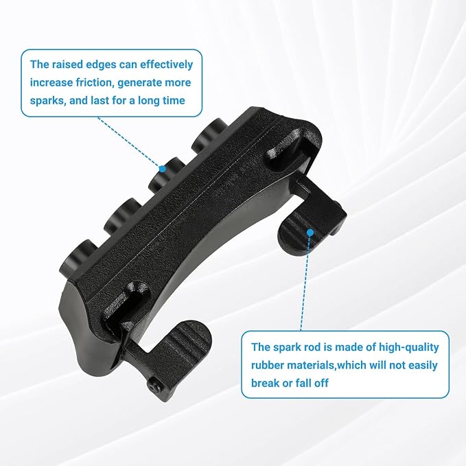 EOPOAYI Spark Cartridge Compatible with Razor Flash Rider 360 Trike, Spark Pad Replacement for eSpark Electric Scooter Spark 1.0 2.0 Kick Scooter DLX Kids Ride Bar Attachment Brake Parts 1-2 Pack
