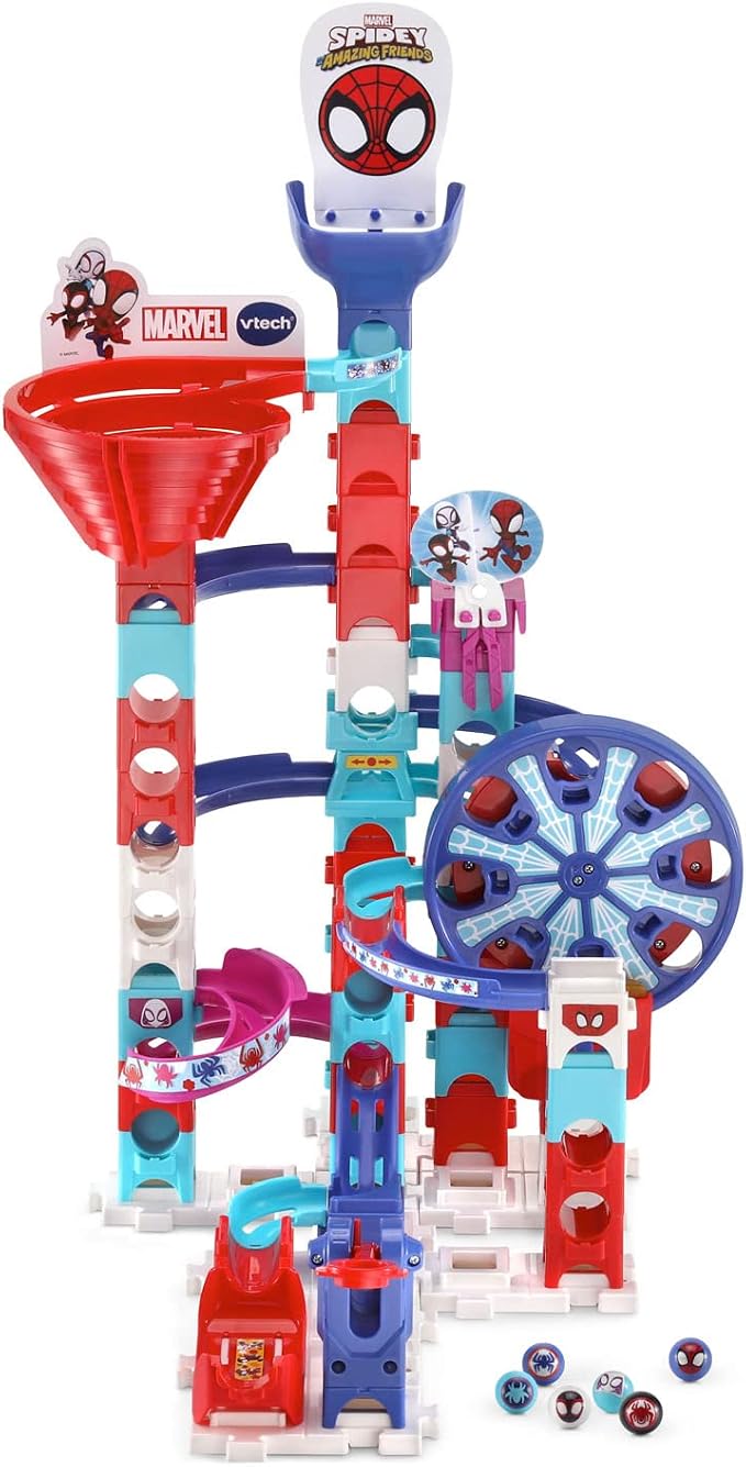 VTech Spidey and His Amazing Friends Marble Rush Go-Spidey-Go! Set