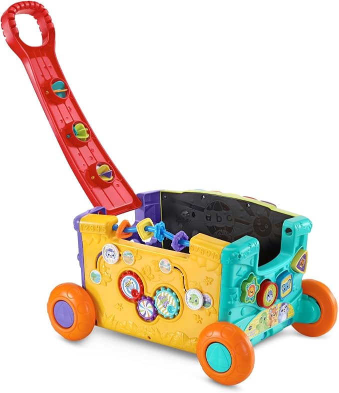VTech Sort and Discover Activity Wagon for Toddlers, Red