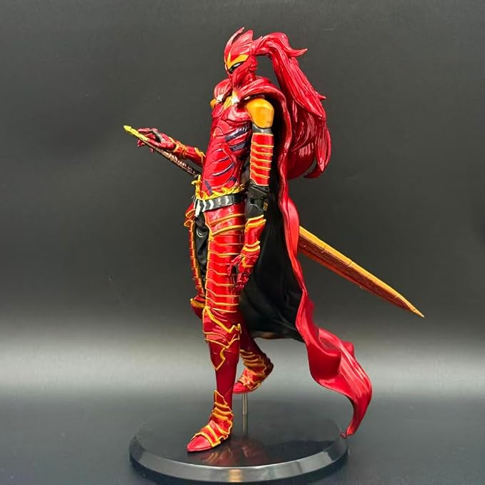 Igris Figure Statue Red Gold Edging Anime Figurine PVC Model 9.45" Standing Pose Sung Jin Woo Action Figures Desktop Collections