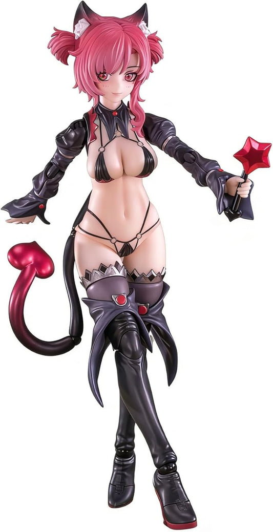 Pipigirl 1/12 Scale Anime Style Action Figures Kits, Red Hair Apprentice Witch, 6.5 in Collectible Action Figures, No Assembly Required