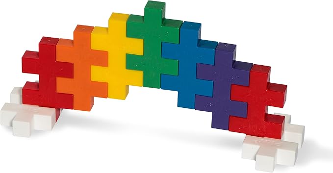 PLUS PLUS Big - 400 Piece Set in Storage Tub - Interlocking Large Puzzle Building Blocks, Quiet Stem Toys for Toddlers - Gifts for Boys & Girls