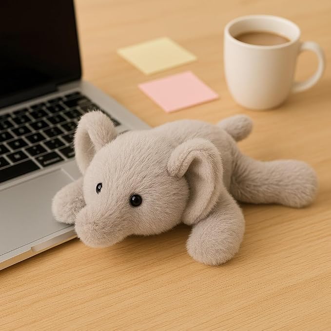 Adorable Elephant Stuffed Animal Soft Elephant Plush Toy Cute Birthday Gifts for Boys Girls Kids Toddlers