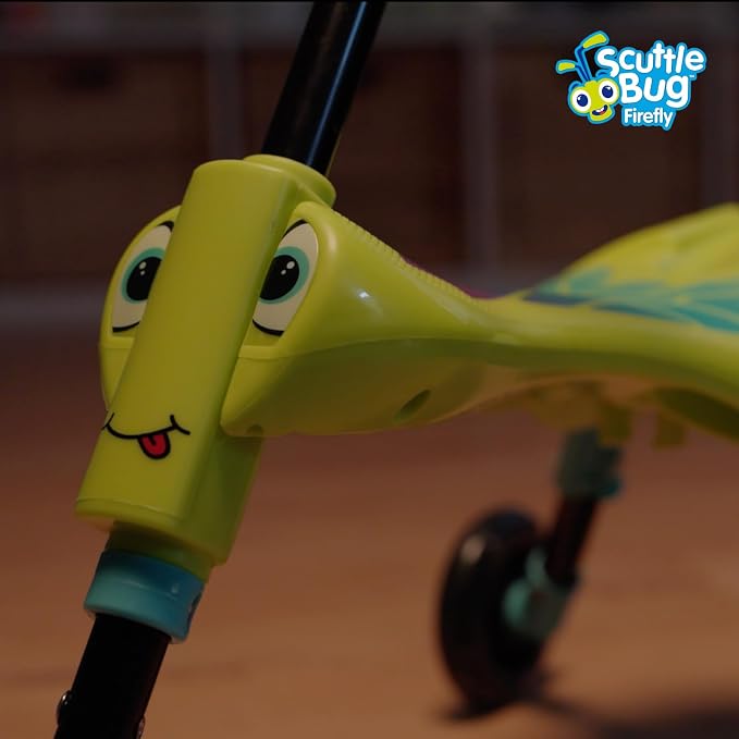 3-Wheel Ride-On Balance Bike, Foldable Ride-On Tricycle with Adjustable Legs, Develop Toddler Balance and Coordination, Boys and Girls Ages 1-4