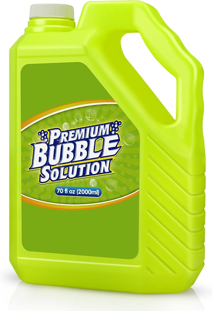 Bubble Solution Refill - 70 OZ Premium Bubbles Refill for Bubble Machine, Wand, Gun, Blower at Easter, Valentine Bubbles Party Favors - Toy Bubbles for Kids Toddlers Boys Girls