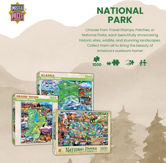MasterPieces - 1000 Piece Jigsaw Puzzle, Colorado National Park, Fun for Adults, Family, Kids 19.25"x26.75"