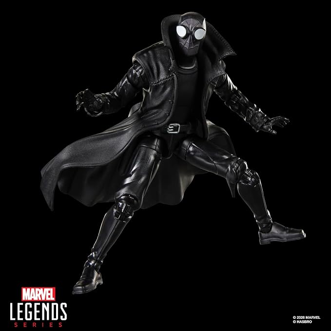 Marvel Legends Series Spider-Man Noir, Retro Cardback Spider-Man Comics Collectible 6-Inch Scale Action Figure (Amazon Exclusive)
