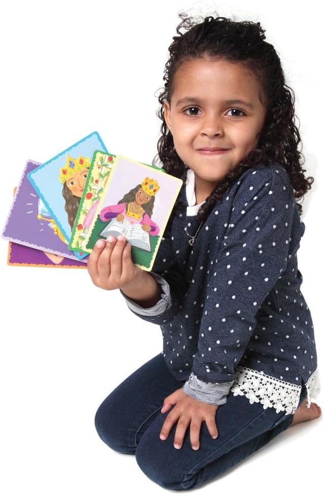 eeBoo: Fairytale Mix Ups Create a Story Pre-Literacy Cards, 36 Cards with Colorful Characters, Encourages Imagination, for Ages 3 and up