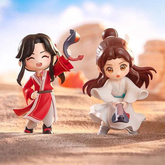 Heaven Official Blessing Hua Cheng Xie Lian Chibi Figure Blind Box | Heaven Official Blessing Hua Cheng Xie Lian Chibi Figure Blind Box Anime Gift (Single (randomized))
