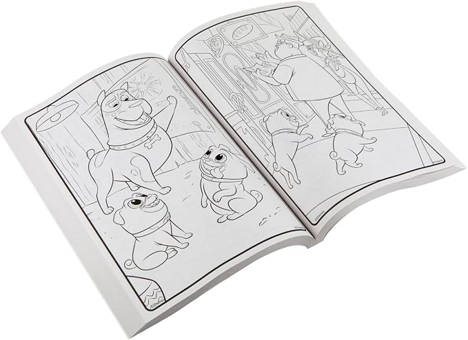 Crayola Disney Jr. Coloring Book (288 Pages), Includes Disney Stickers, Giant Coloring Book for Kids & Adults, Travel Activity, Ages 3 +
