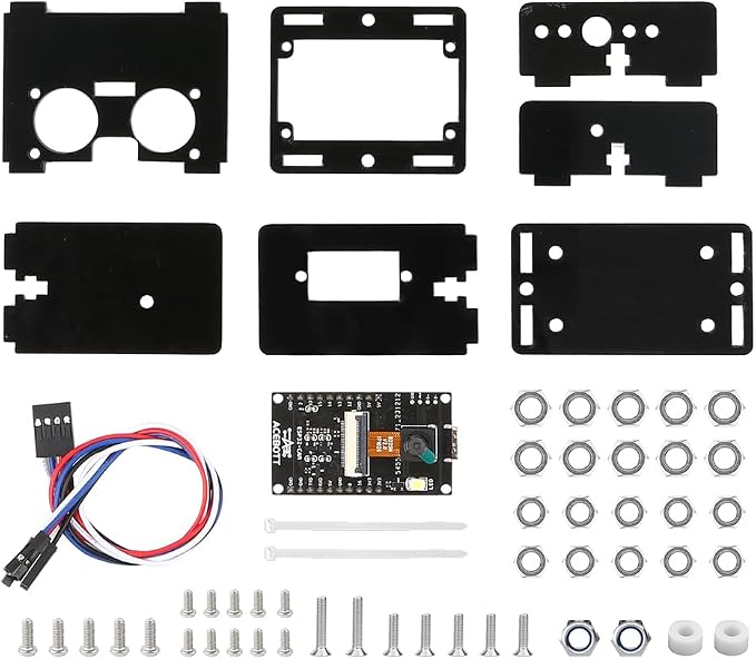 ACEBOTT 3MP Camera Expansion Pack Smart Car Starter Kit, Robotics Kit for Kids Ages 8-12 12-16, STEM Toys Coding Robot Kit for Teens & Adults(QD002)