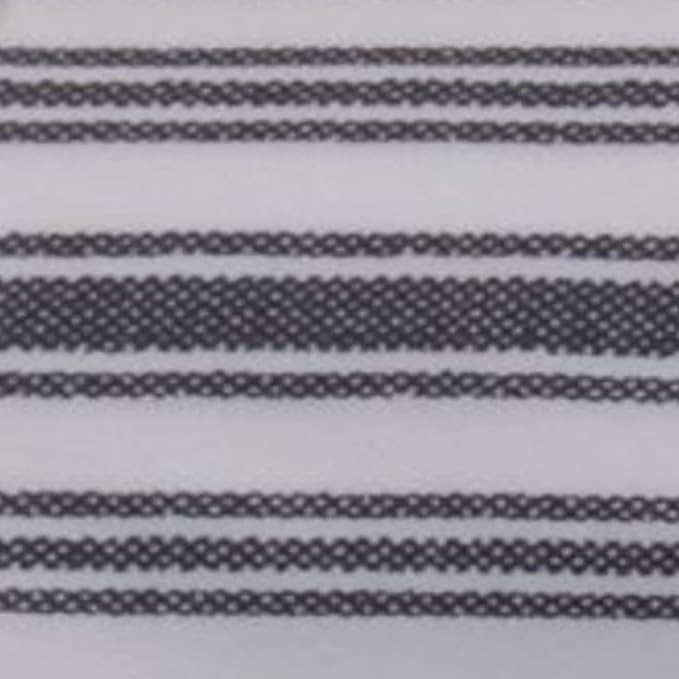 Nautica - King Sheets, Cotton Percale Bedding Set, Casual Bedding Set (Coleridge Stripe Charcoal, King)