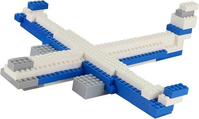 Basic Parts 320 Pieces 2x4 Blue Bricks Building Creative Play Blocks Set Toy for Kids Classic Combine with Major Brick Brands (Blue)