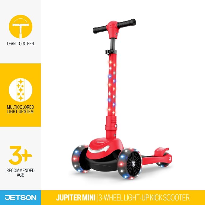 Jetson Scooters - Jupiter Mini Kick Scooter, Foldable, Lightweight, Portable