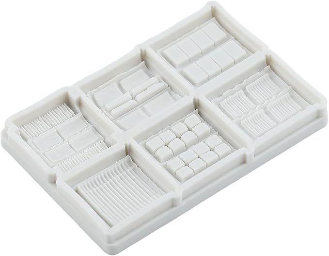Window Polymer Clay Mold Window Frame Silicone Molds for DIY Crafts Epoxy Resin Casting Air Dry Polymer Clay Plaster Jewelry Making