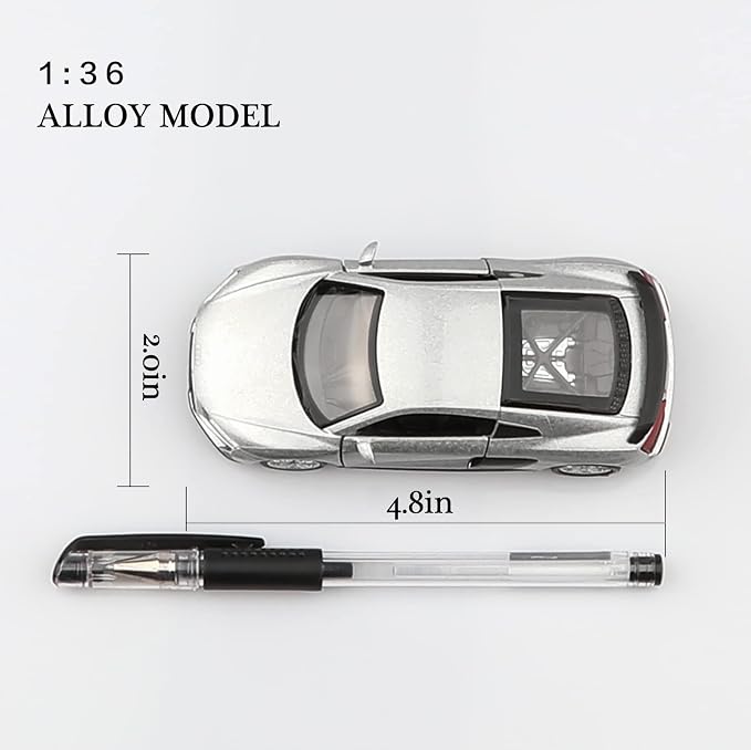 TOKAXI 1/36 Scale Audi R8 Diecast Model Cars,Pull Back Vehicles Toy Cars,Cars Gifts for Boys Girls