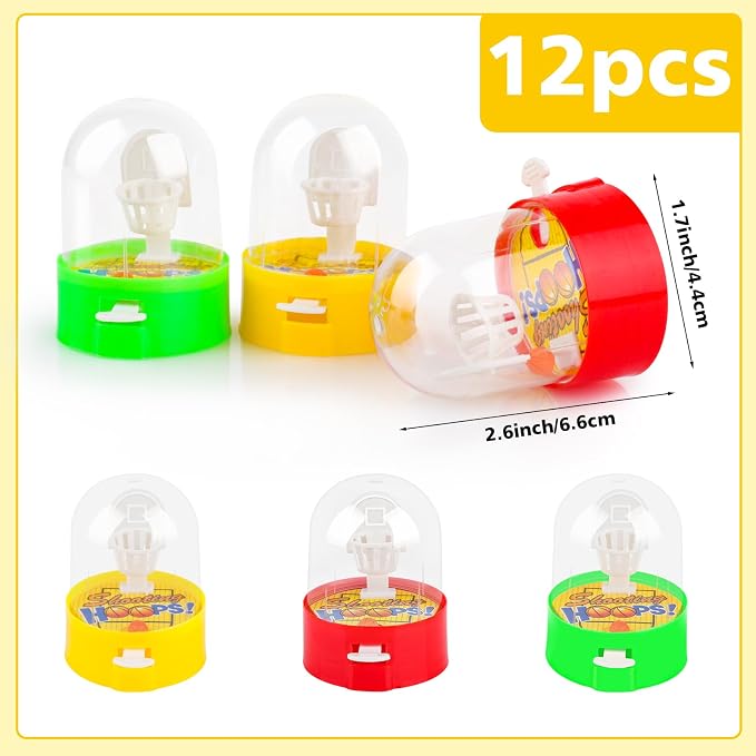 Mini Basketball Games 12pcs Finger Basketball Shooting Games Basketball Party Supplies