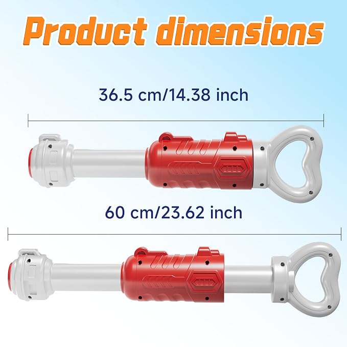 4pcs Water Guns for Kids Adults Toddler, High-Capacity Water Squirt Gun Toy, Summer Fun Water Toys for Pool Outdoor Beach Games, Water Blaster for Ages 4-8 8-12 Boys Backyard Party Play