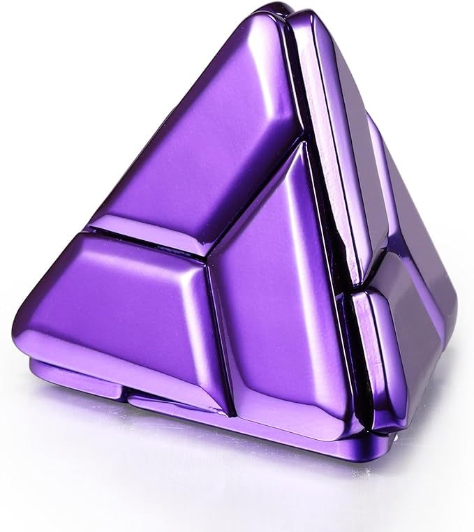 3D Triangle Metal Puzzle (Triangle Purple)