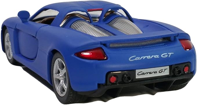 KiNSMART - Porsche Carrera GT 1:36 Scale 5" Die Cast Metal Model Toy Super Sports Car (Blue)