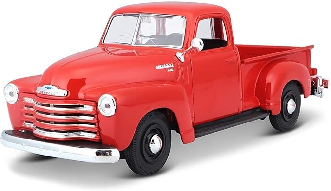 Maisto 1:25 Scale 1950 Chevrolet 3100 Pickup Diecast Truck Vehicle (Colors May Vary) , Red