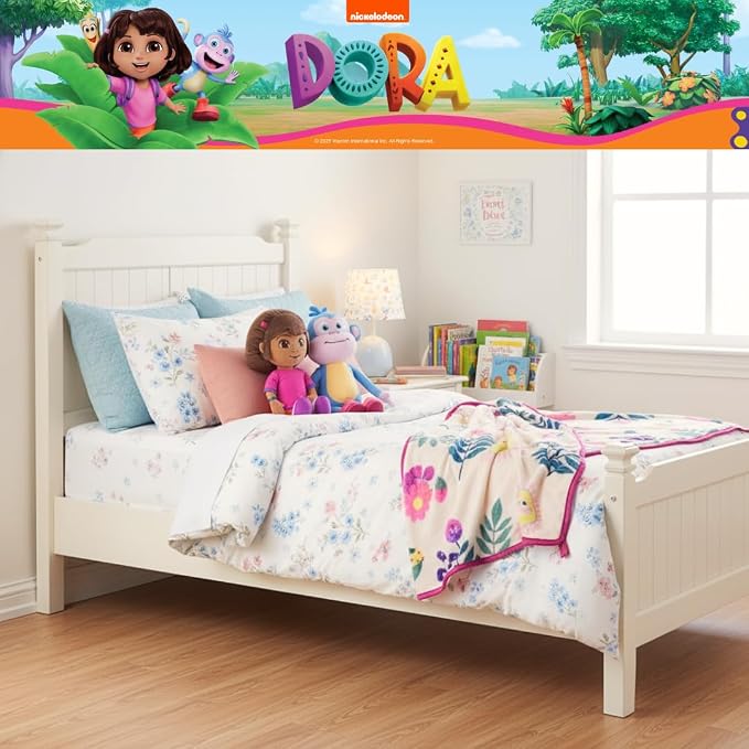 Franco Dora The Explorer Dora Cuddle Pillow Buddy, Kids Bedding Super Soft Plush, (Officially Licensed Product)