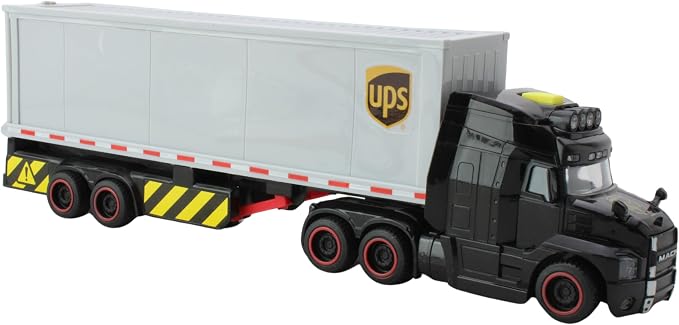 Daron Action Truck – UPS – Officially Licensed Delivery Truck Toy with Lights, Sounds, Forklift, Cargo Boxes, and Opening Doors for Kids Ages 3+
