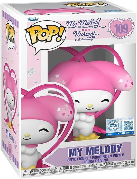 Funko Pop! Sanrio: My Melody 50th Anniversary - My Melody - Amazon Exclusive - Collectable Vinyl Figure - Gift Idea - Official Merchandise - Toys for Kids & Adults - Sanrio Fans