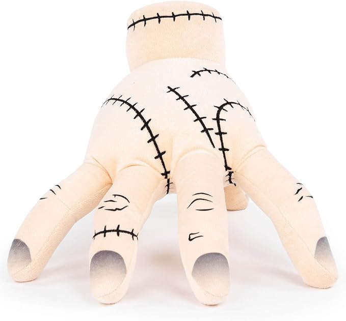 Jay Franco Wednesday & The Addams Family Thing Hand Plush Pillow Buddy - Super Soft Stuffed Character Pillow - Polyester Microfiber, 14 Inches