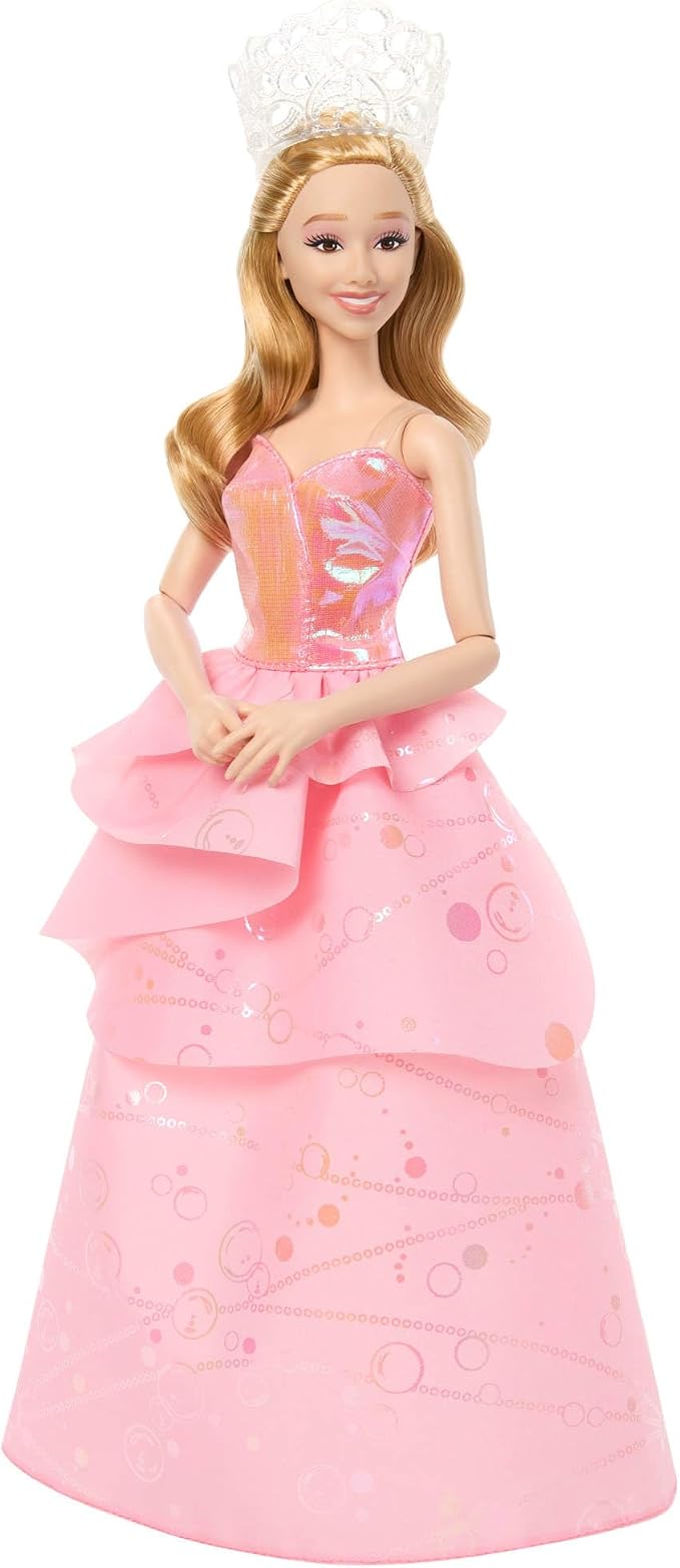 Mattel Universal Pictures’ Wicked Glinda Upland Fashion Doll with Removable Outfit & 7 Points of Articulation, Inspired by the Movie