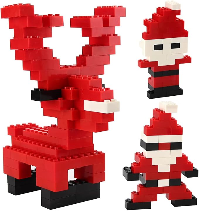 100pcs 2x4 Bricks Red Parts Pieces Building Blocks Classic Creative Play Set Toy Accessories Compatible with 3001 Major Brick Brands