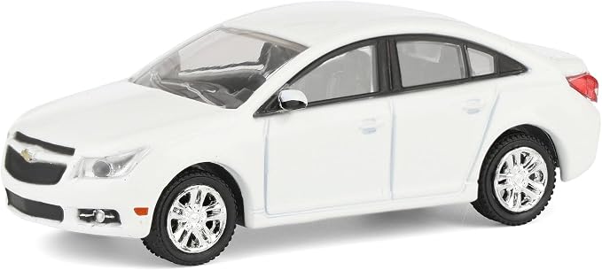 Greenlight 1/64 2013 Chevy Cruze, White, Rick's Auto Sales, LP Diecast Exclusive 51622
