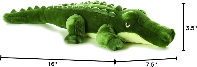Aurora® Adorable Flopsie™ Swampy™ Stuffed Animal - Used to Create Imaginative Play Adventures - Perfect for Birthdays, Kids and Adults, All Ages - Green 16 Inches