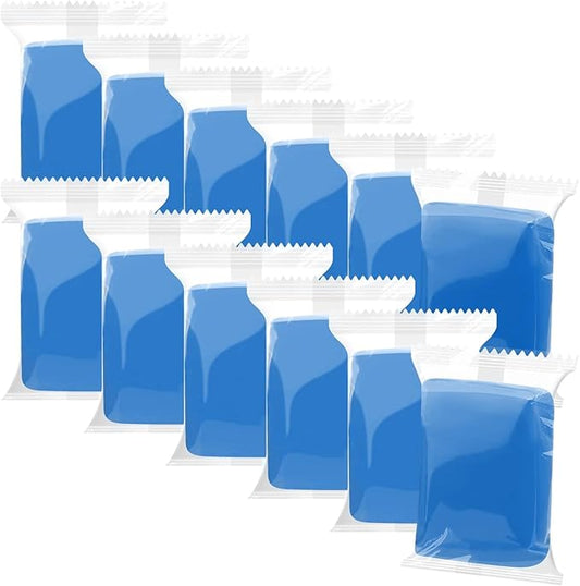 Air Dry Clay, 12 Packs Molding Clay, Soft Modeling Clay for Kids, Age 3-12, Air Dry Clay for Adults, Light Weight, Perfect Clay for Crafts, Dark Blue
