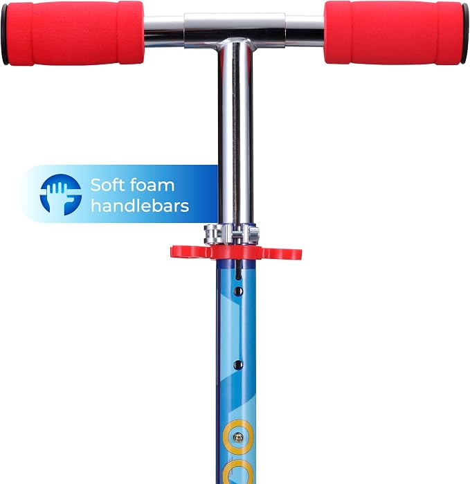 2 Wheel Kick Scooter for Kids, Foldable, Light Up LED Wheels